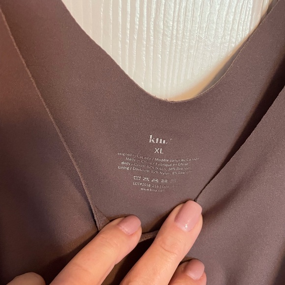 Knix Luxelift Tank in Grey Truffle size XL - Picture 3 of 6